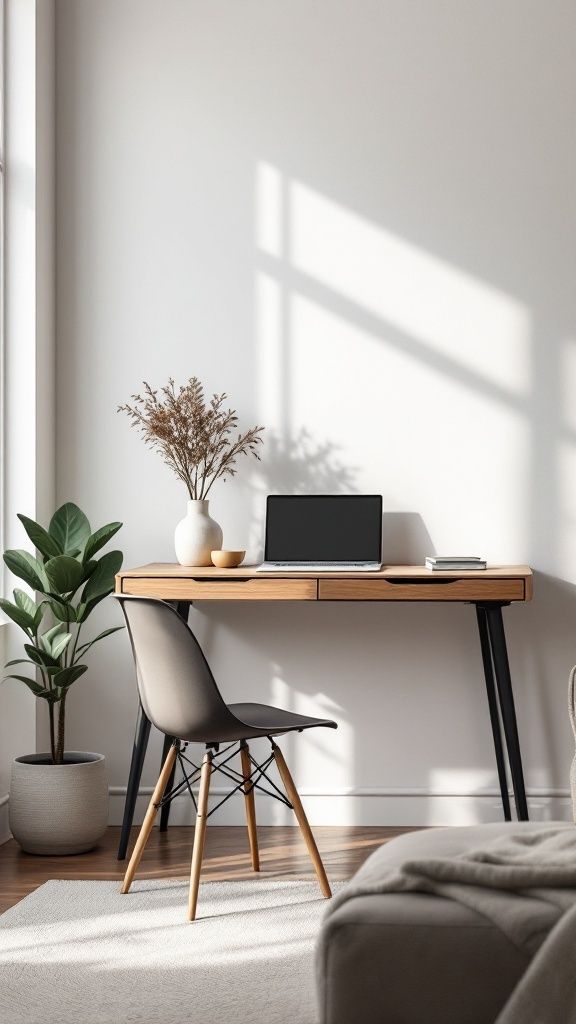 Office Area in Living Room_ 15 Smart Layouts That Save Space (1)